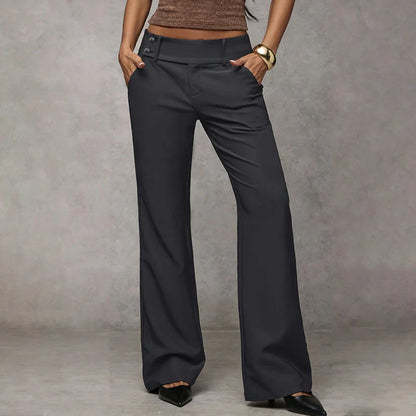 Cecilia Baldini™ Elegant Wide Leg Trousers