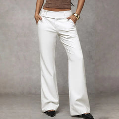 Cecilia Baldini™ Elegant Wide Leg Trousers