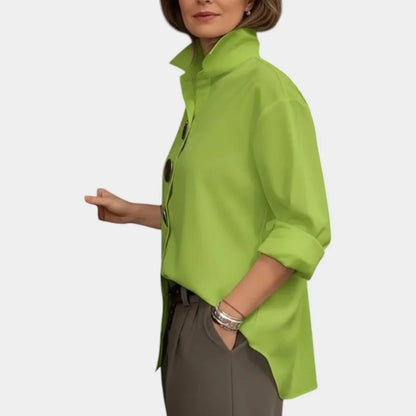 Cecilia Guidetti™ Versatile Button Blouse for Easy Outfits