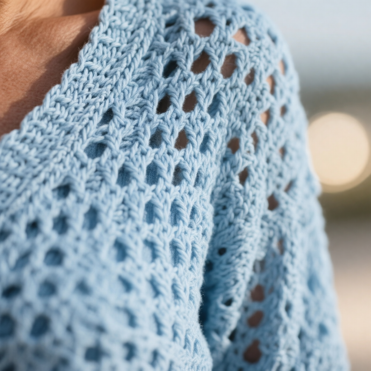 Celeste Avellino™ Breathable Crochet Knit Top