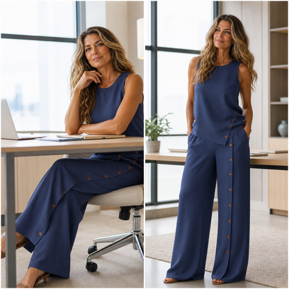 Celeste Maroni™ Effortless Two-Piece Set for Polished Everyday Style