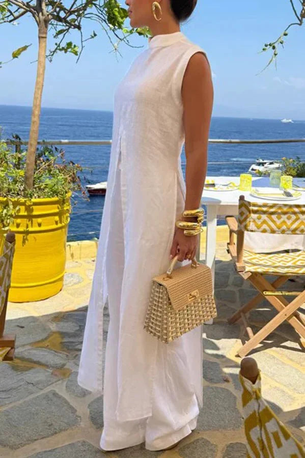 Chiara Imperatore™ Sleeveless Two-Piece Set for Effortless Style