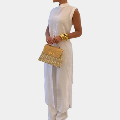Chiara Imperatore™ Sleeveless Two-Piece Set for Effortless Style
