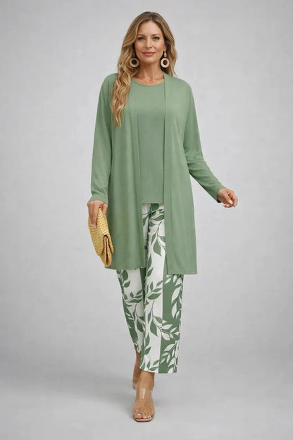 Chiara Martorana™ Coordinated Three-Piece Set for Effortless Style
