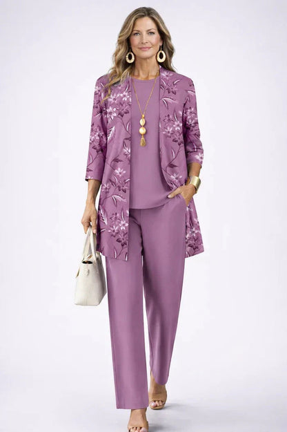 Chiara Martorana™ Coordinated Three-Piece Set for Effortless Style