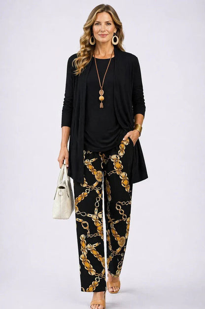 Chiara Martorana™ Coordinated Three-Piece Set for Effortless Style