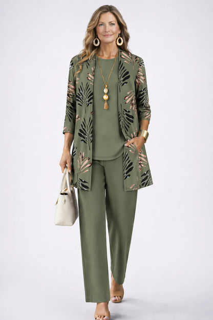Chiara Joanna Lightweight Three-Piece Set - main product view of the coordinated set
