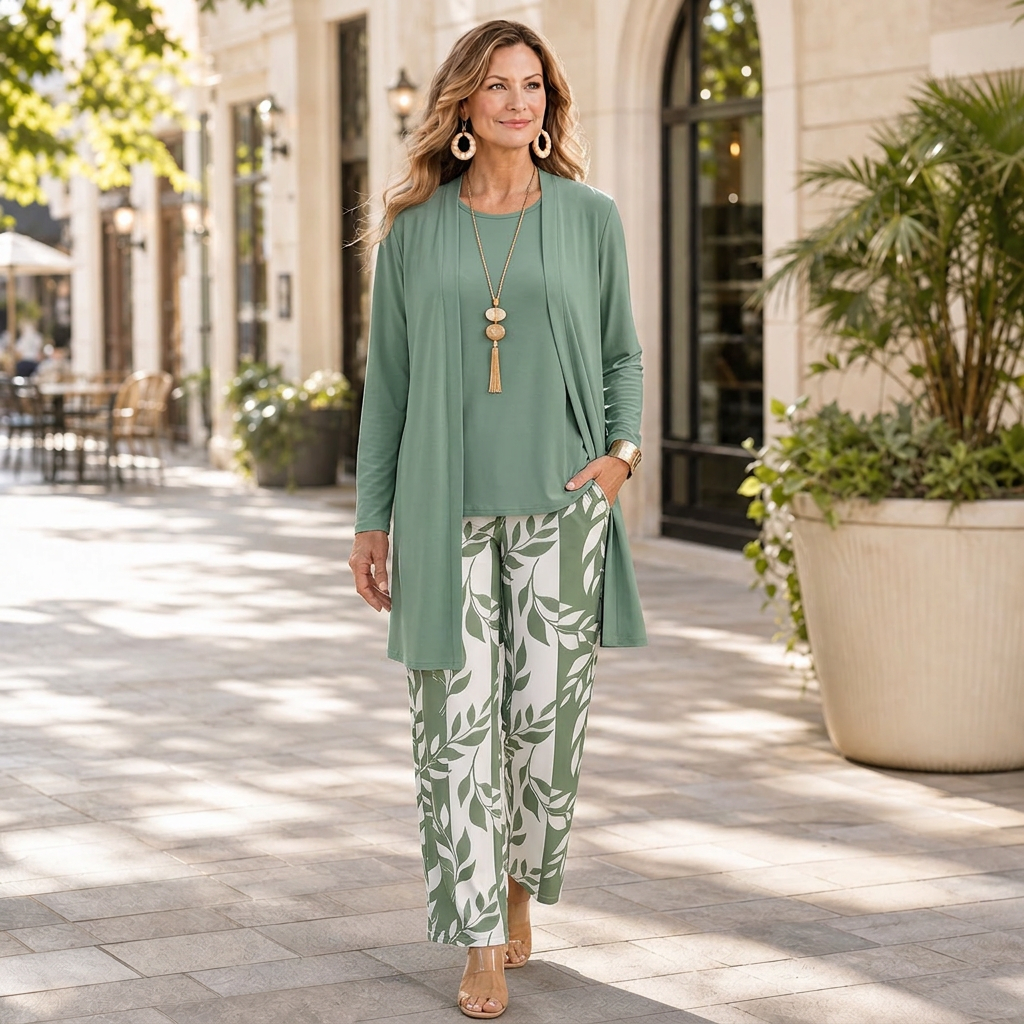 Chiara Martorana™ Coordinated Three-Piece Set for Effortless Style