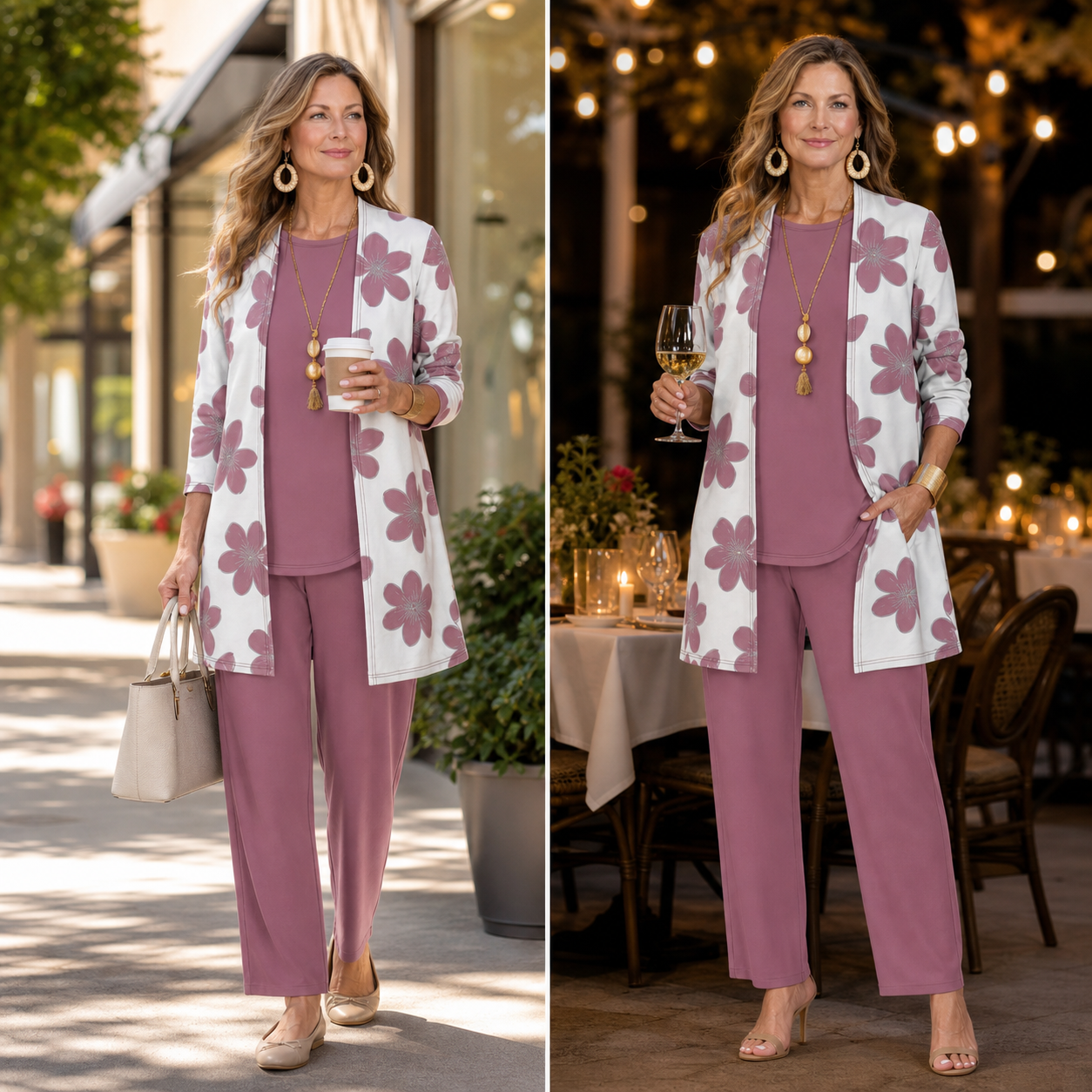 Chiara Martorana™ Coordinated Three-Piece Set for Effortless Style