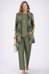 Chiara Martorana™ Coordinated Three-Piece Set for Effortless Style