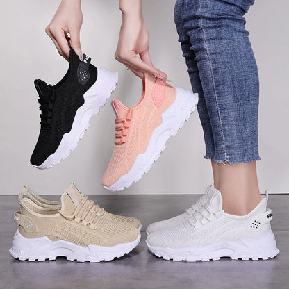 Chiara Ricci Lightweight Comfort Sneakers - main hero view of women's breathable sneakers