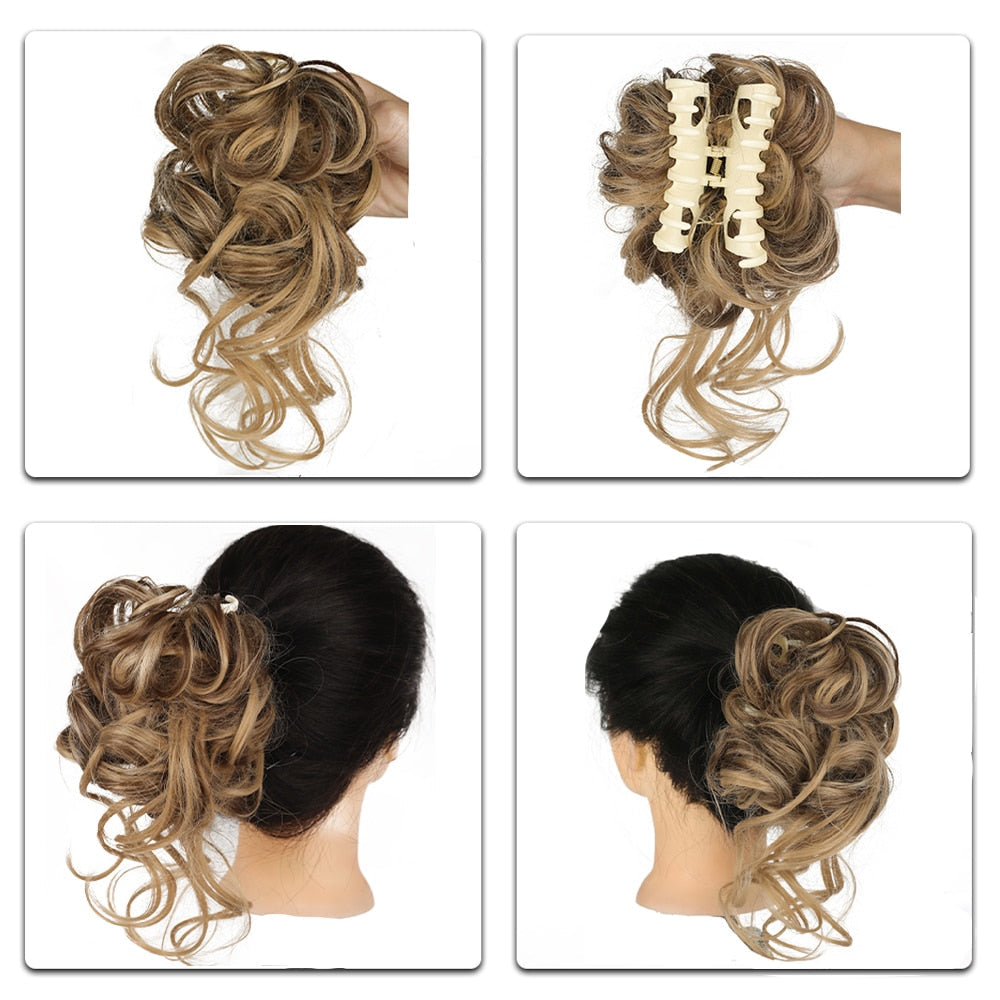ChicChignon+™ Knotted hairpiece with clip