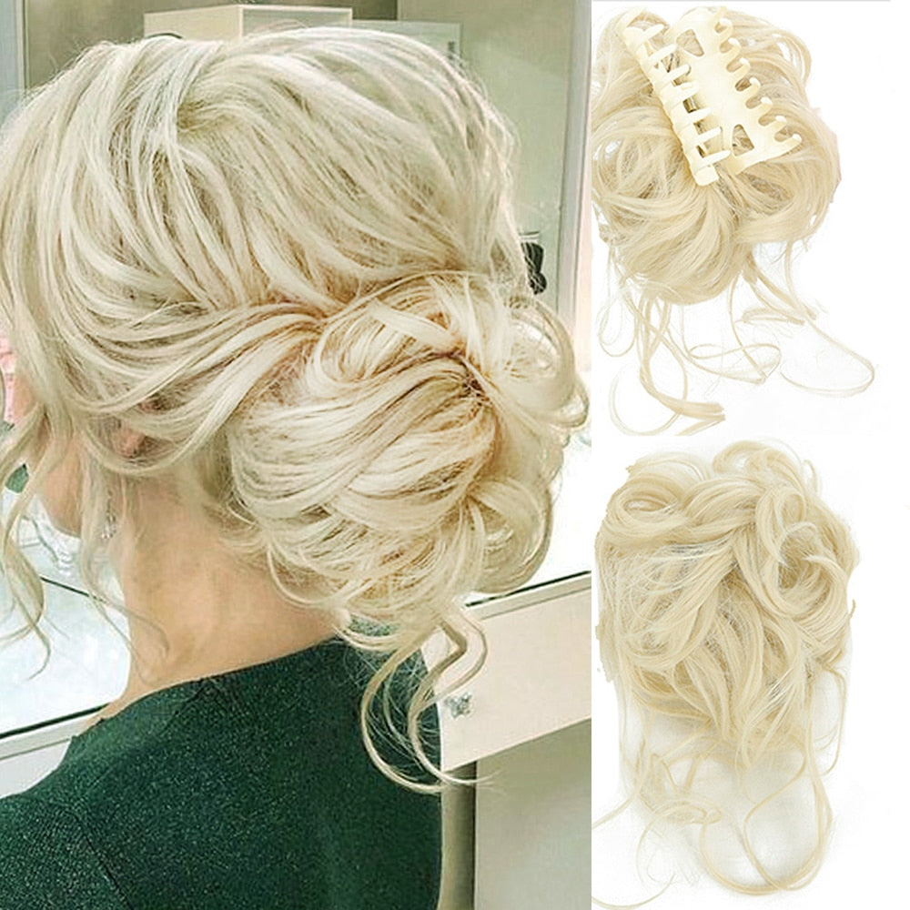 ChicChignon+™ Knotted hairpiece with clip