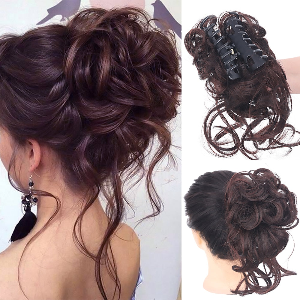 ChicChignon+™ Knotted hairpiece with clip