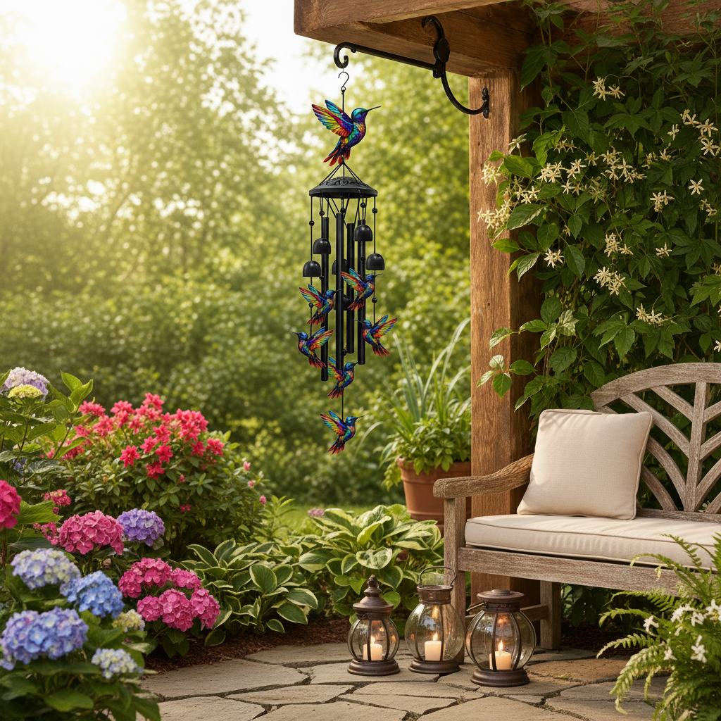 Chimera™ Elegant Metal Wind Chime for Serene Porches