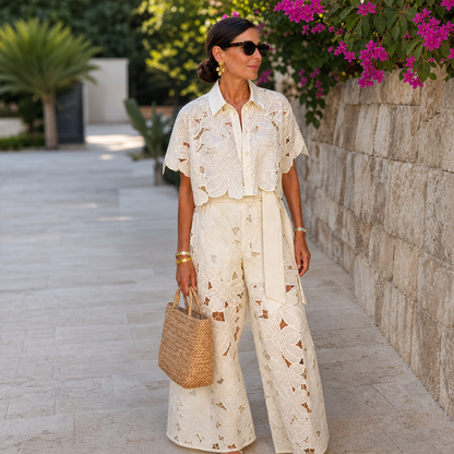 Cinzietta Incardona™ Embroidered Lace Set for Day to Evening