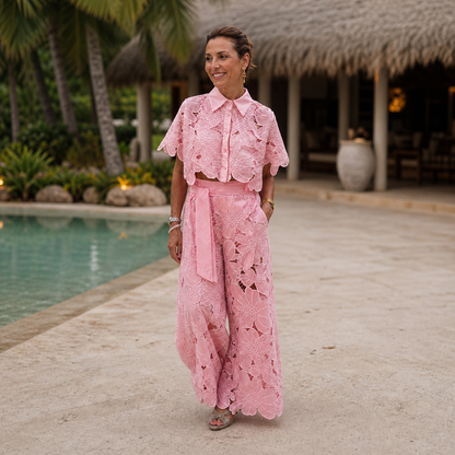 Cinzietta Incardona™ Embroidered Lace Set for Day to Evening