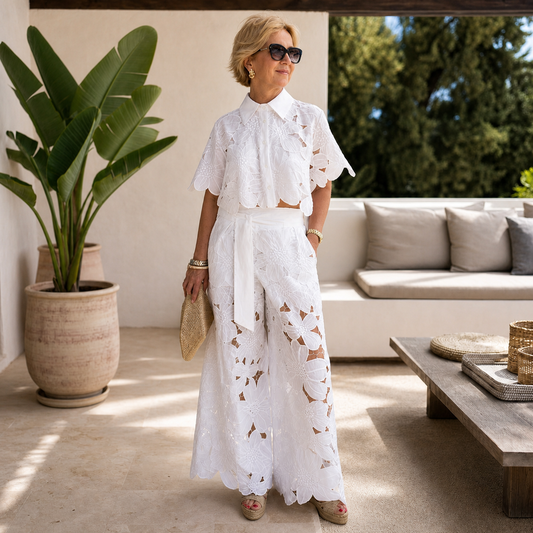 Cinzietta Incardona™ Embroidered Lace Set for Day to Evening