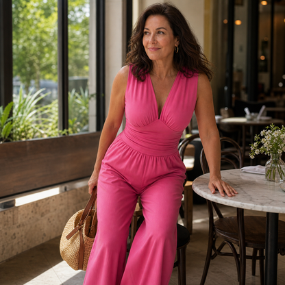 Cinzietta Ongaro™ Flattering Jumpsuit for Effortless Style