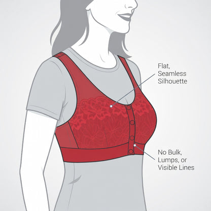 Claspella™ Breathable Front Clasp Bra for All-Day Comfort