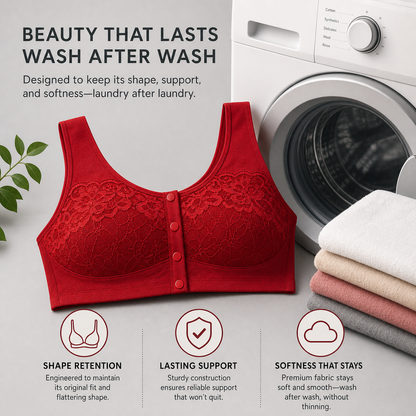 Claspella™ Breathable Front Clasp Bra for All-Day Comfort