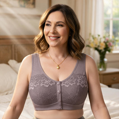 Claspella™ Breathable Front Clasp Bra for All-Day Comfort
