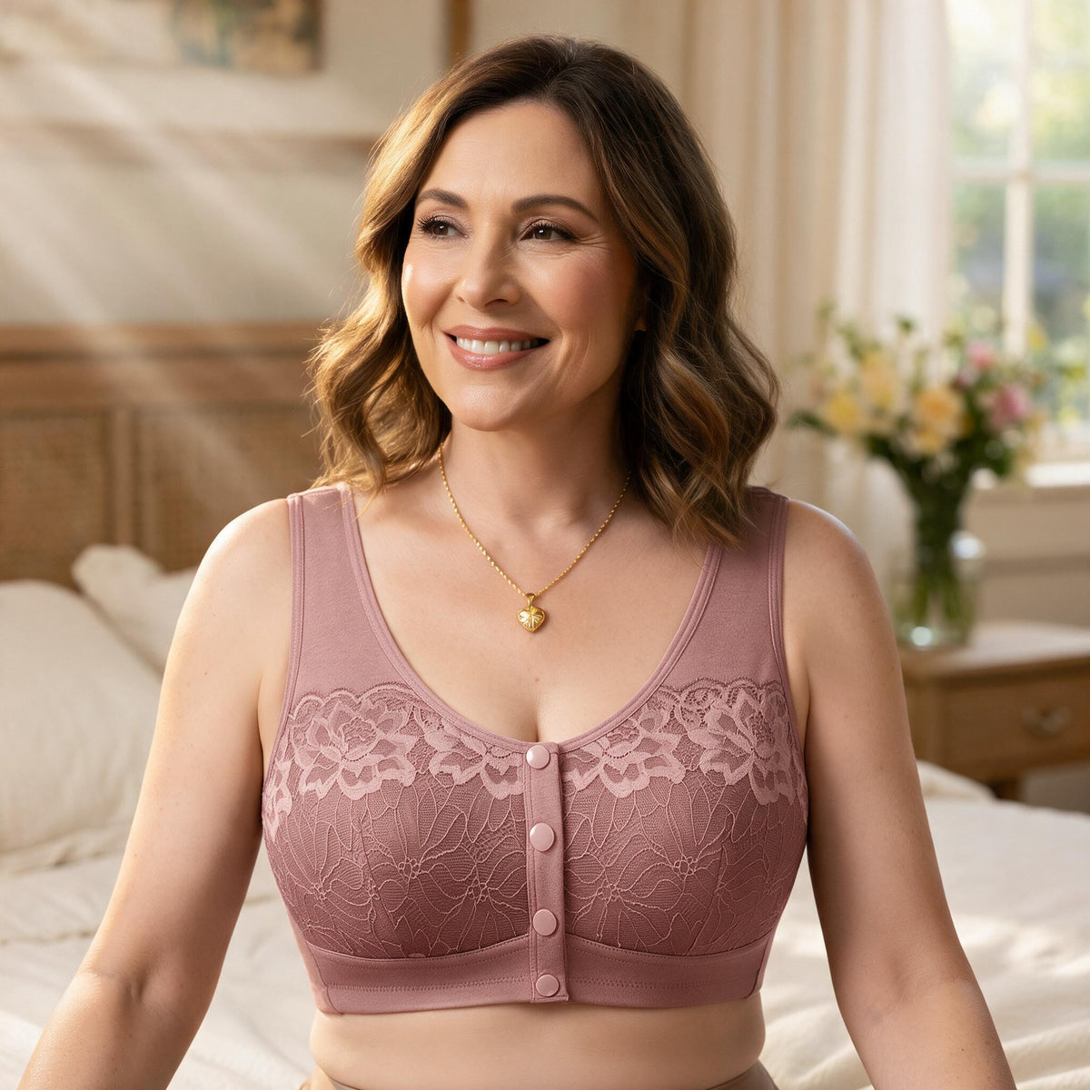 Claspella™ Breathable Front Clasp Bra for All-Day Comfort
