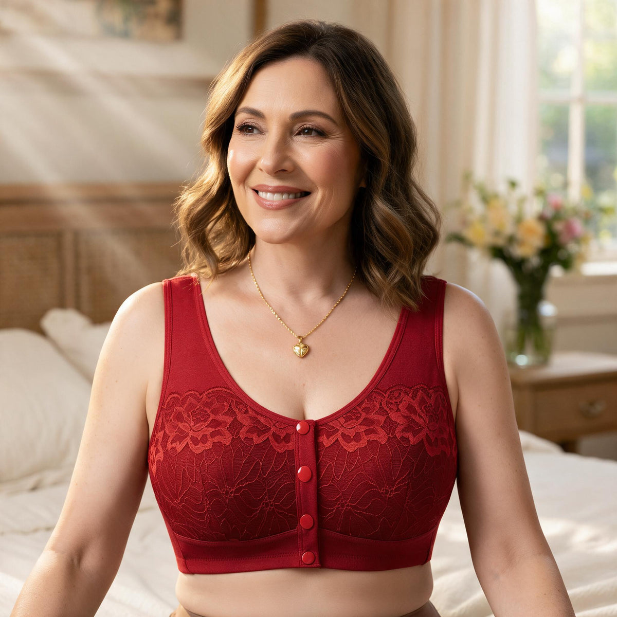 Claspella™ Breathable Front Clasp Bra for All-Day Comfort