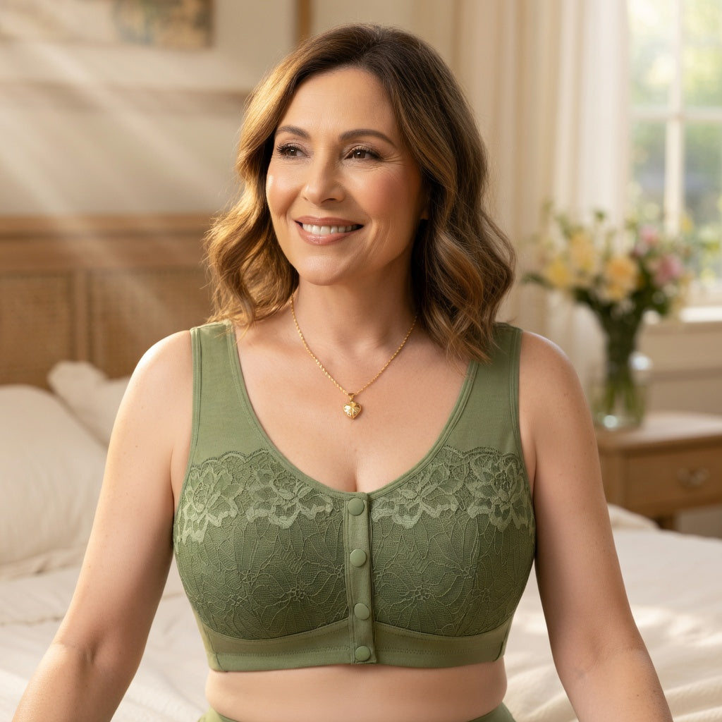 Claspella™ Breathable Front Clasp Bra for All-Day Comfort