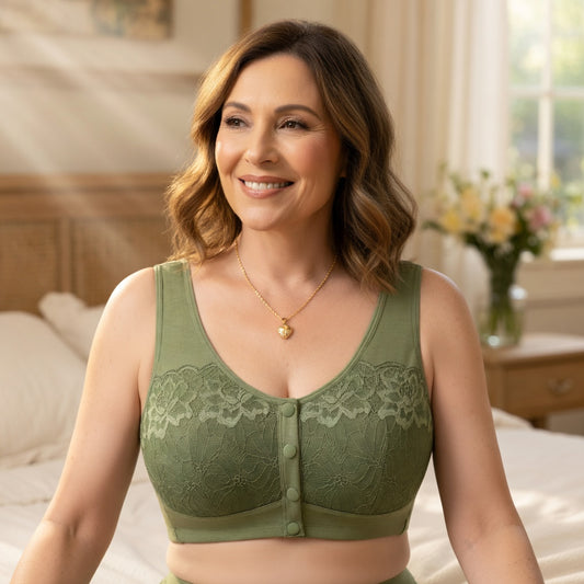 Claspella™ Breathable Front Clasp Bra for All-Day Comfort