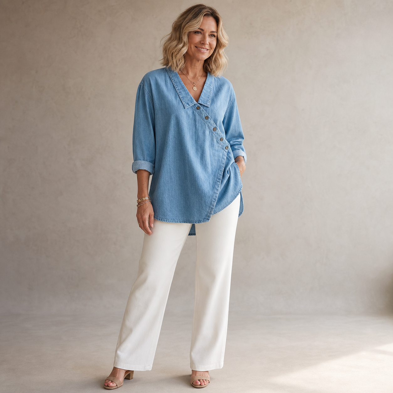 Claudia Ortolani™ Relaxed Blouse for Effortless Style
