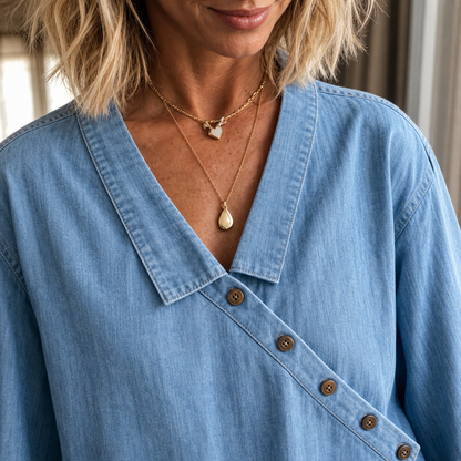 Claudia Ortolani™ Relaxed Blouse for Effortless Style