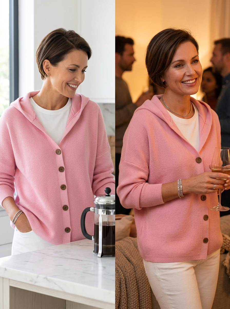 Clelia ZIngale™ Cozy Cardigan for Everyday Layering