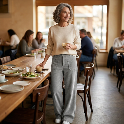 Colomba Ughi™ Relaxed Wide Leg Pants for Everyday Comfort