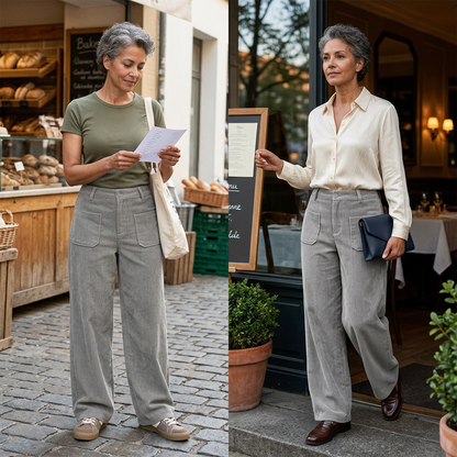 Colomba Ughi™ Relaxed Wide Leg Pants for Everyday Comfort