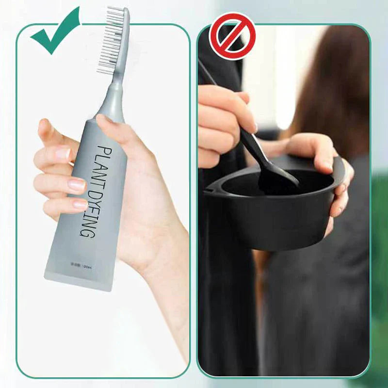 Combrané™ Gentle Comb Hair Dye for Natural Dark Color