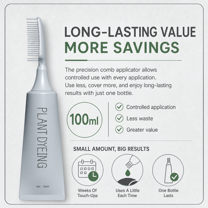 Combrané™ Gentle Comb Hair Dye for Natural Dark Color