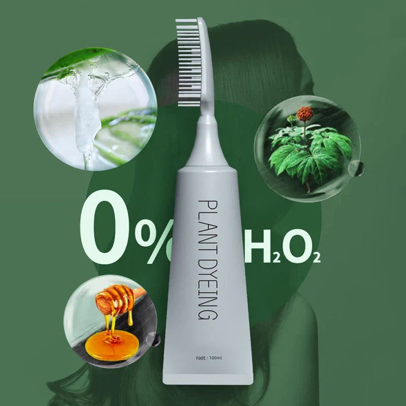 Combrané™ Gentle Comb Hair Dye for Natural Dark Color
