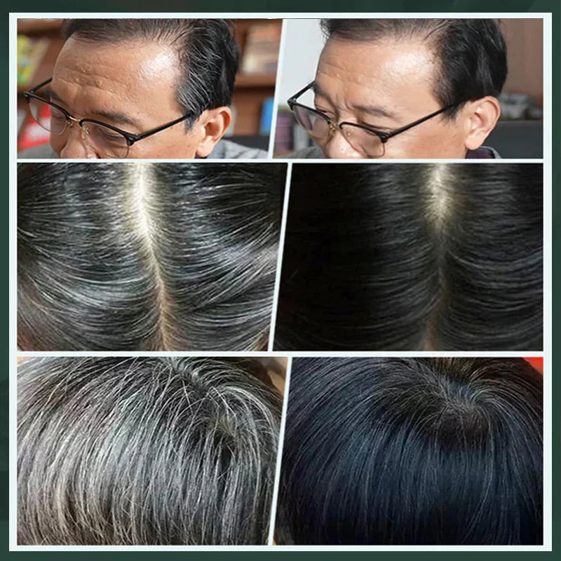 Combrané™ Gentle Comb Hair Dye for Natural Dark Color