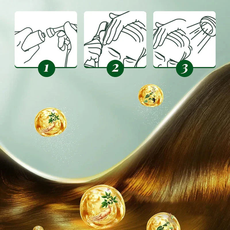 Combrané™ Gentle Comb Hair Dye for Natural Dark Color