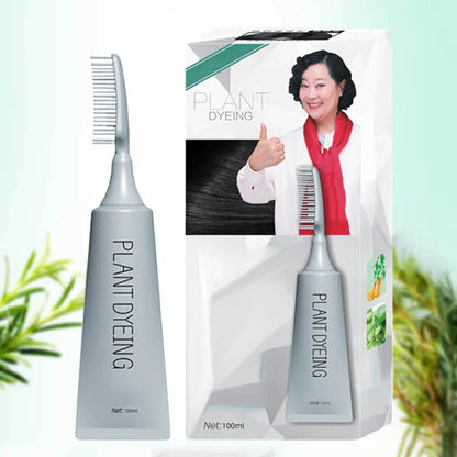 Combrané™ Gentle Comb Hair Dye for Natural Dark Color