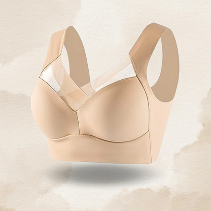 ComfyHold™ Sexy Wireless Push Up Bra - model wearing bra in relaxed lifestyle setting