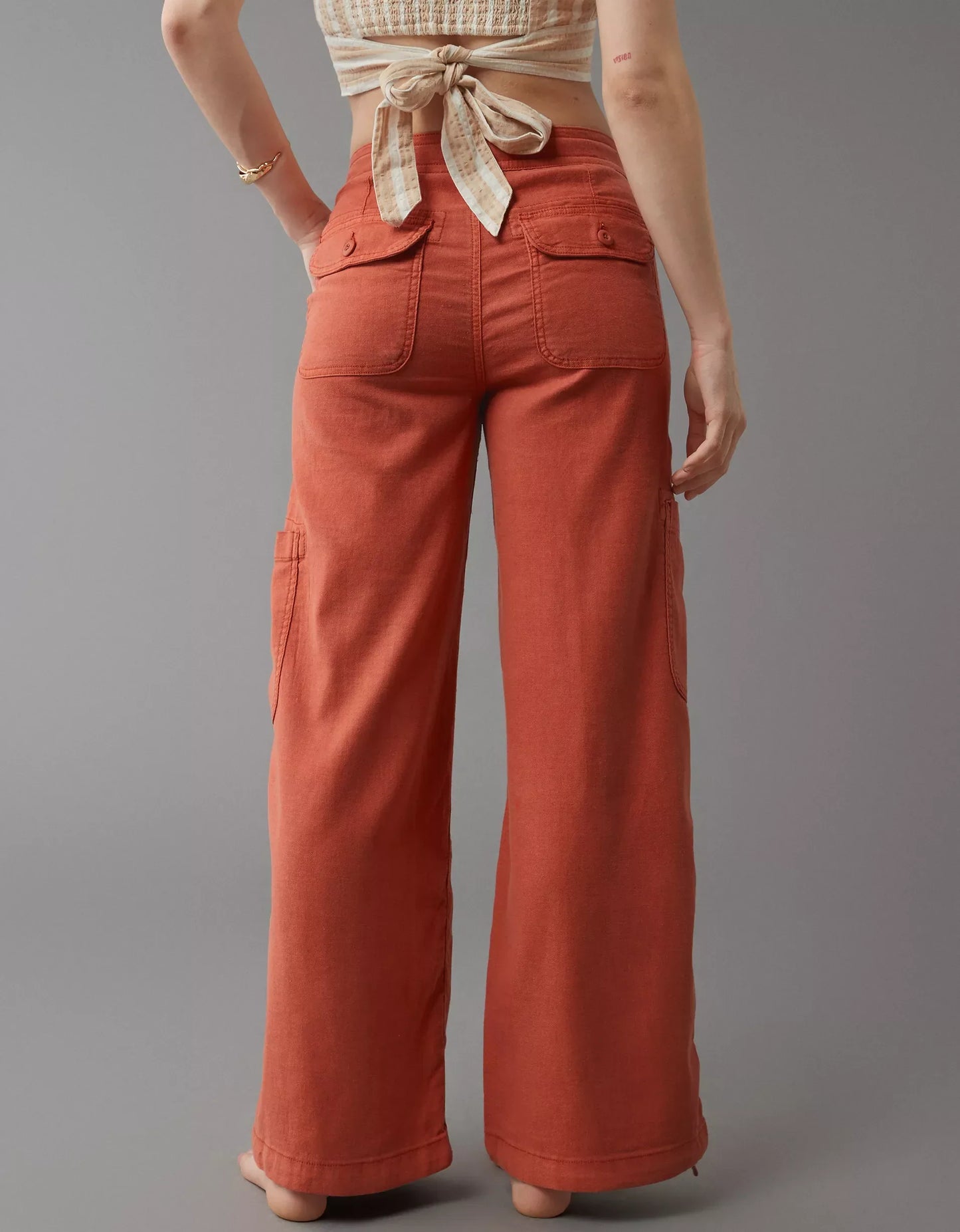 Concetta Baldovini™ Breathable Wide Leg Cargo Pants