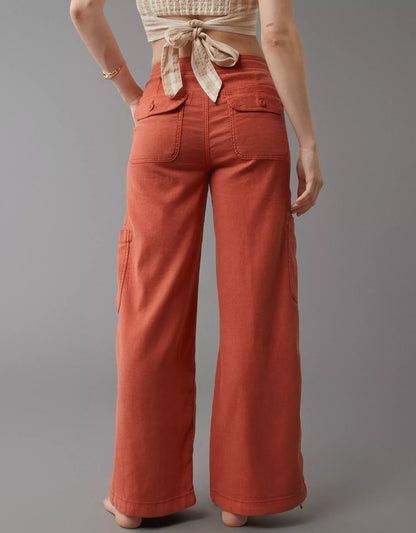 Concetta Baldovini™ Breathable Wide Leg Cargo Pants