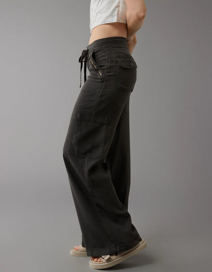 Concetta Baldovini™ Breathable Wide Leg Cargo Pants