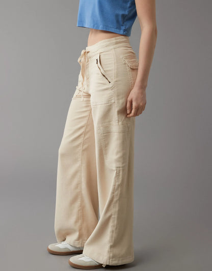 Concetta Baldovini™ Breathable Wide Leg Cargo Pants