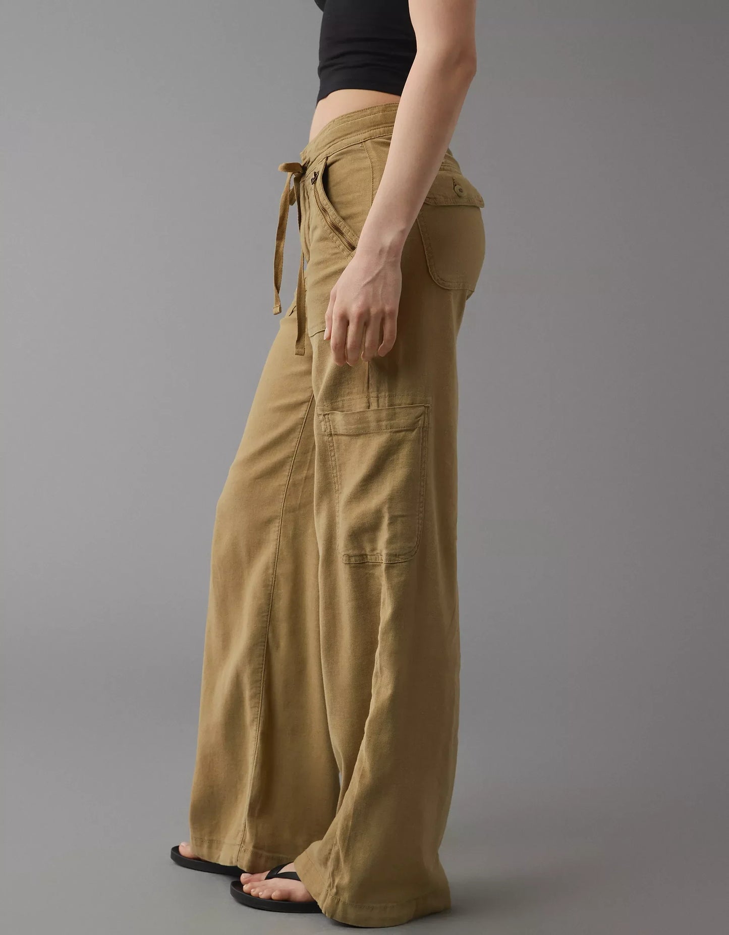 Concetta Baldovini™ Breathable Wide Leg Cargo Pants