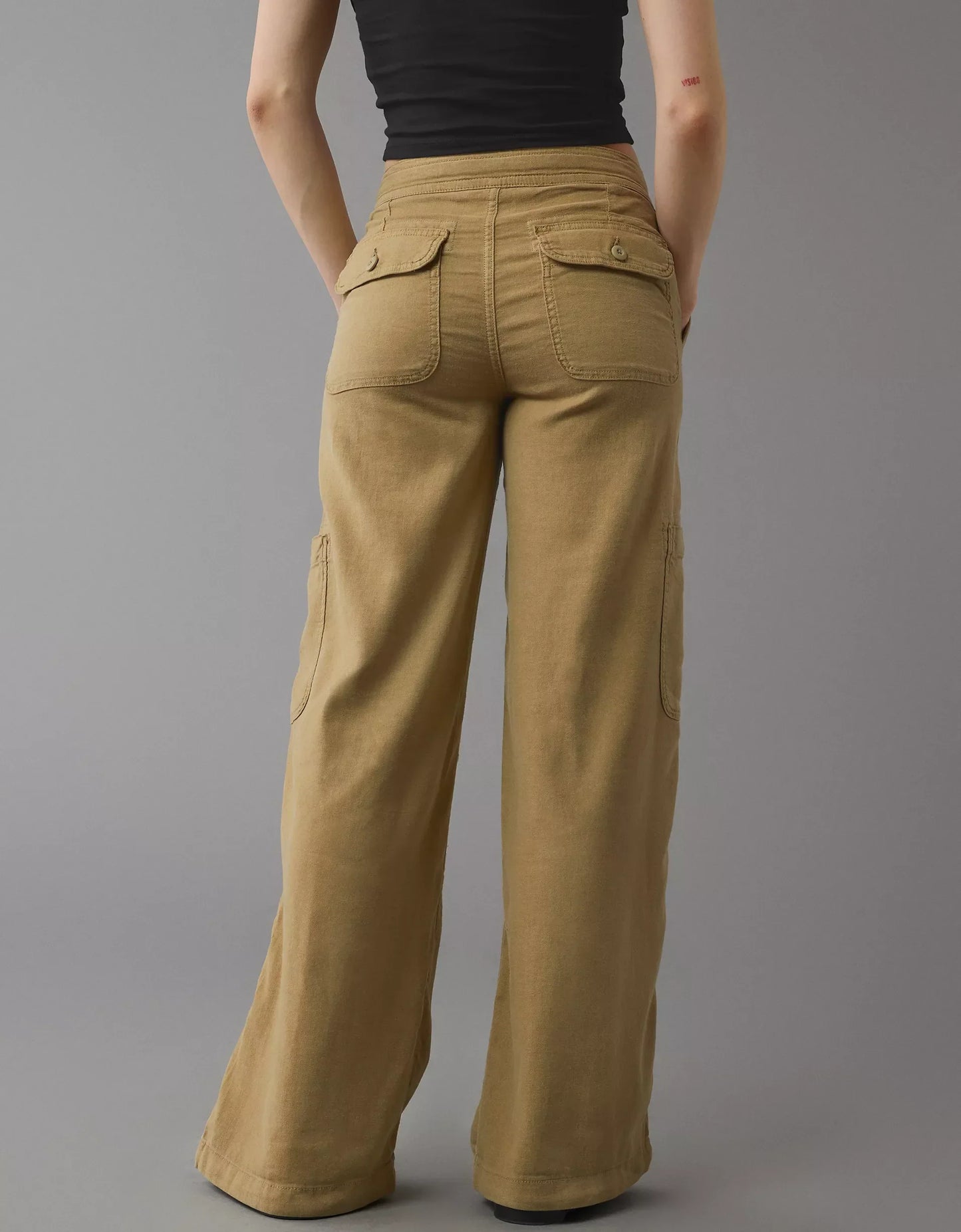 Concetta Baldovini™ Breathable Wide Leg Cargo Pants