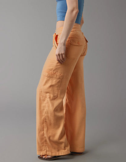 Concetta Baldovini™ Breathable Wide Leg Cargo Pants