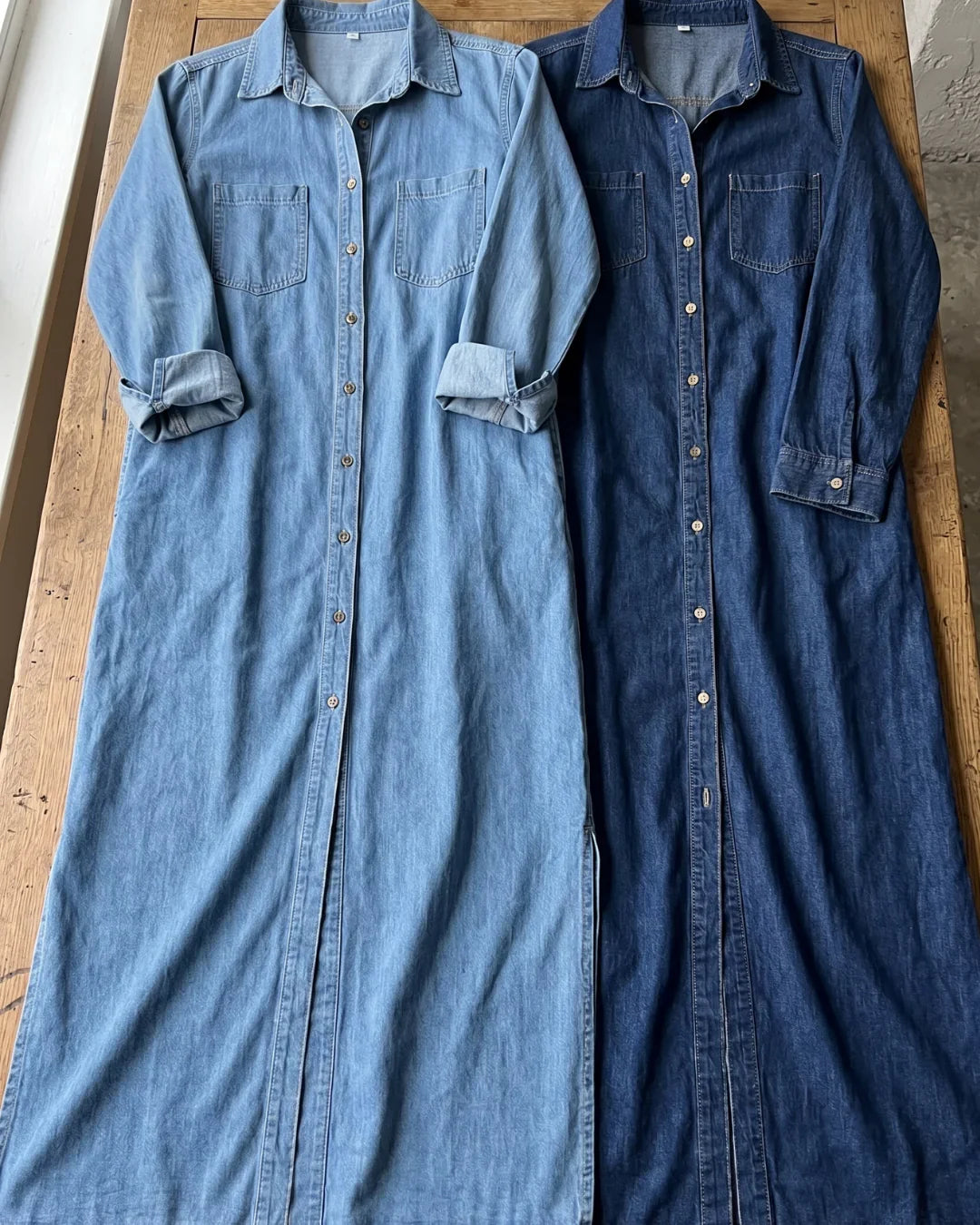 Concetta Iorizzo™ Versatile Split Denim Dress, Day to Night